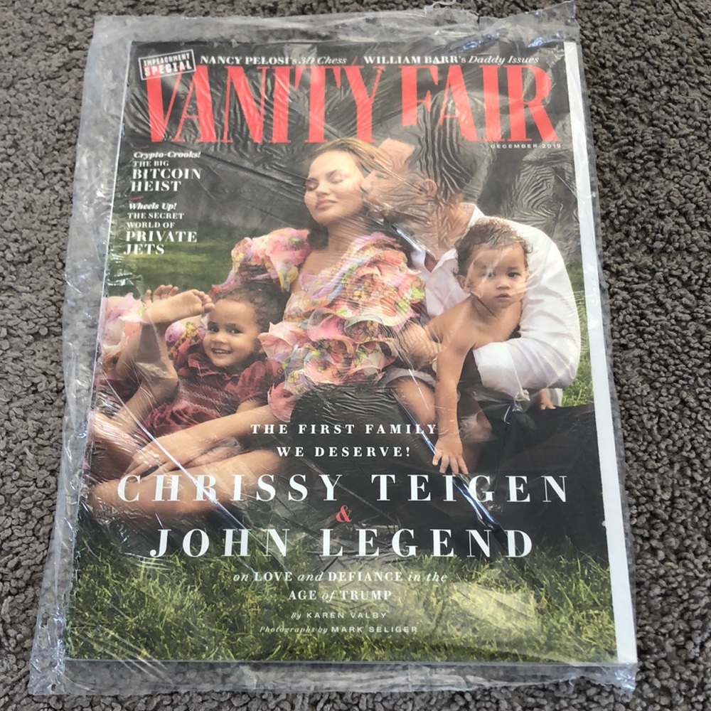 Vanity Fair Chrissy Teigen John Legend Cover 12/19